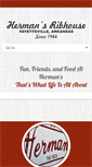Mobile Screenshot of hermansribhouse.com