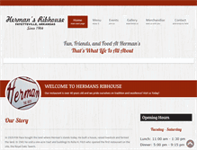 Tablet Screenshot of hermansribhouse.com